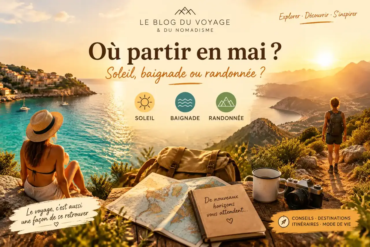 Où partir en mai : soleil, baignade ou randonnée ?